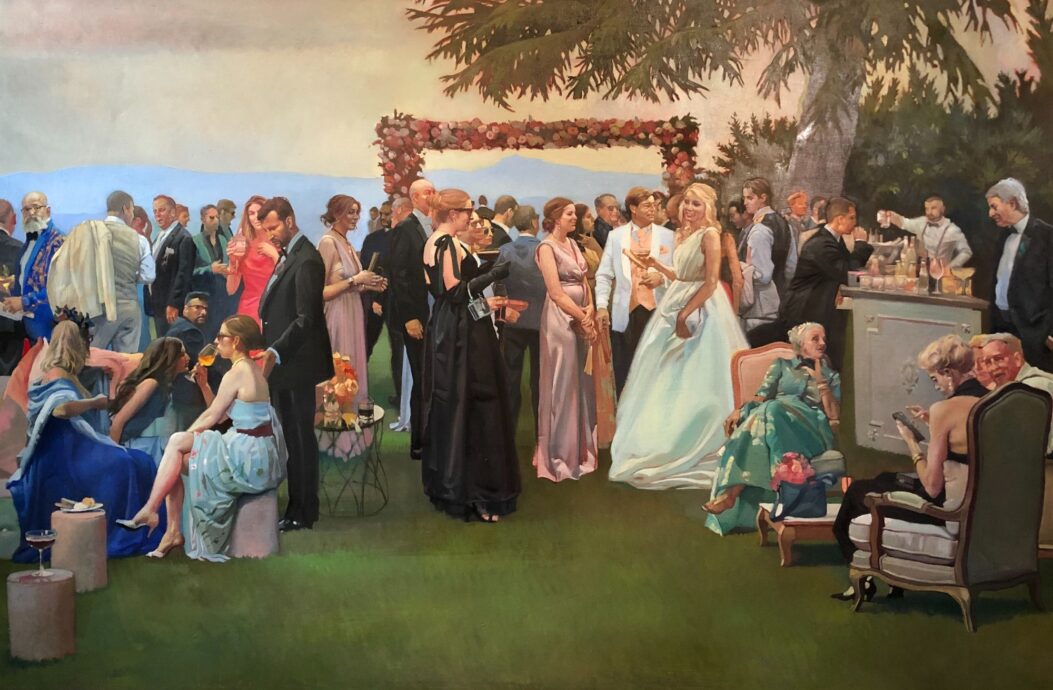 Event Painting at Castello Bracciano in Italy