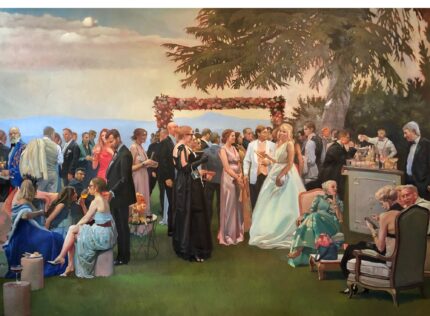 event painting wedding italy