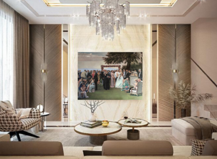 wedding painting in italy